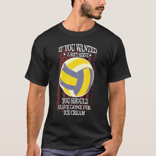 ソフトサーブバレーボール Tシャツ (正面)