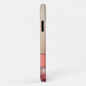 ソフトサーモンの花と夢のようなマルーン(ブロケ) Case-Mate iPhoneケース (裏面/右)