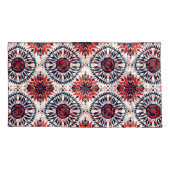 ソフトシアン「コズミックインターロック」キングサイズの枕カバー 枕カバー (裏面)