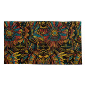 ソフトシアン"ドリームアステカ"プラッシュキングピローケース 枕カバー (裏面)