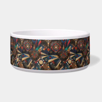 ソフトシアン「古代先住民の記録」ペットディニ ボウル