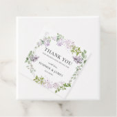 ソフトシック薄紫パープルフローラ結婚ズサンキュー フェイバータグ (インサイチュ)