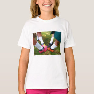 ソフトシューズ&クロックスシャツ Tシャツ