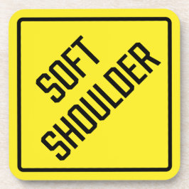 ソフトショルダー懸命プラスチックコースター コースター