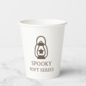 ソフトシリー不気味ズハロウィーン紙カップ 紙コップ (正面)