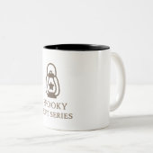 ソフトシリー不気味ズランタンマグ – ミニマルハロウィーン ツートーンマグカップ (正面右)