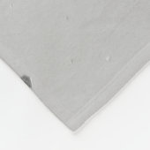 ソフトシルバーグレーグリッター#1 フリースブランケット (角)