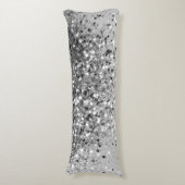 ソフトシルバーグレーグリッター#1 ボディピロー (正面縦)