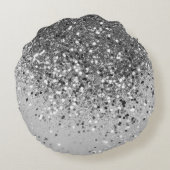 ソフトシルバーグレーグリッター#1 ラウンドクッション (裏面)