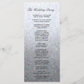 ソフトシルバーパステル結婚式 プログラム (裏面)
