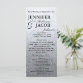 ソフトシルバーパステル結婚式 プログラム (スタンド正面)