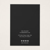 ソフトシルバーモダンイヤリング表示カード (裏面)