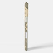 ソフトジオメトリックiPhone16ケース – シームレスパターンDe Case-Mate iPhoneケース (裏面 / 右)