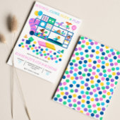 ソフトジャ遊ングジム誕生日パーティーの招待状 招待状