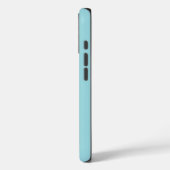 ソフトスカイブルー無地のカラー Case-Mate iPhoneケース (裏面 / 左)