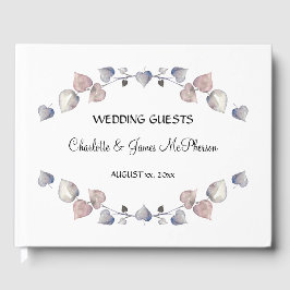 ソフトスコティッシュヘザー – 結婚のハート ゲストブック