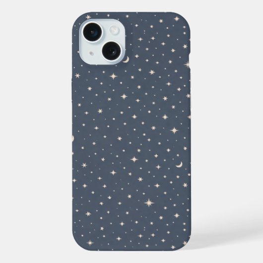 ソフトスターパターンインテリア iPhoneケース (裏面)
