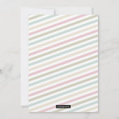 ソフトストライプホリデーフォトカード シーズンカード (裏面)