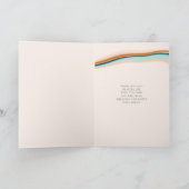 ソフトスワール損失ベビー悔やみや弔慰 カード (内部)