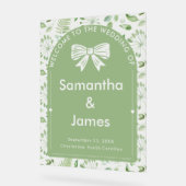 ソフトセージへようこそ – Garden-インスパイア Layout  アクリルサイン (傾斜)