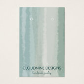 ソフトセージイヤリングネックレスジュエリーディスプレイカード (正面)