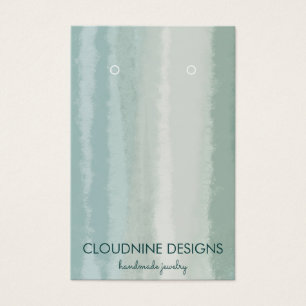 ソフトセージイヤリングネックレスジュエリーディスプレイカード