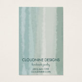 ソフトセージイヤリングネックレスジュエリーディスプレイカード (裏面)