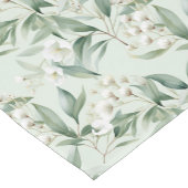 ソフトセージグリーンフローラユーカリ ショートテーブルランナー (コーナー)