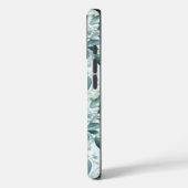 ソフトセージ緑ユーカリ水カラースタイル Case-Mate iPhoneケース (裏面 / 左)