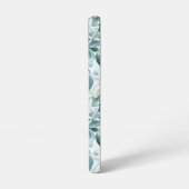 ソフトセージ緑ユーカリ水カラースタイル SAMSUNG GALAXYケース (左側面)