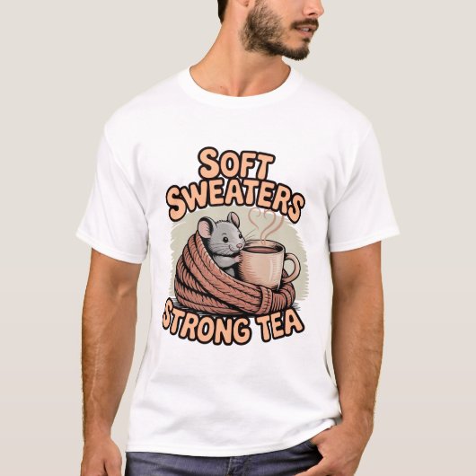 ソフトセーター強いお茶コージー秋 Tシャツ (正面)