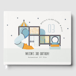 ソフトセ遊ンター屋内ジャングルジム子供の誕生日 ゲストブック