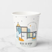 ソフトセ遊ンター屋内ジャングルジム子供の誕生日 紙コップ (裏面)