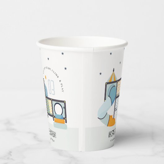 ソフトセ遊ンター屋内ジャングルジム子供の誕生日 紙コップ (右)