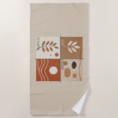 ソフトゼンリトリートビーチタオル ビーチタオル (正面)