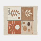 ソフトゼンリトリートフリースブランケット フリースブランケット (正面(横))