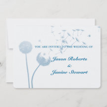 ソフトターコイズのタンポポの願い ウェディング