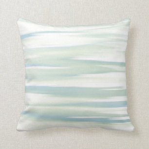ソフトターコイズセージ波 クッション