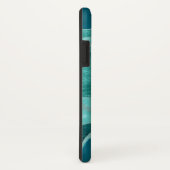 ソフトターコイズティール(緑がかった色)大理石アゲートグラム#1 #decor  Case-Mate iPhoneケース (裏面/右)