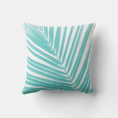 ソフトターコイズパームリーフドリーム#2 #tropical #wall クッション (裏面)