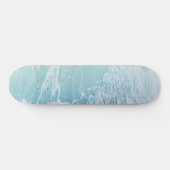 ソフトターコイズ海ドリームウェーブ#2 #water #decor スケートボード (横)