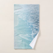 ソフトターコイズ海ドリームウェーブ#2 #water #decor  バスタオルセット (ハンドタオル)