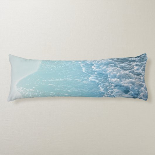 ソフトターコイズ海ドリームウェーブ#2 #water #decor  ボディピロー (正面)