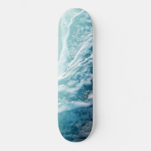 ソフトターコイズ海ドリームウェーブ#3 #water #decor スケートボード