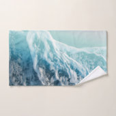 ソフトターコイズ海ドリームウェーブ#3 #water #decor  バスタオルセット (ハンドタオル)