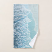 ソフトターコイズ海ドリーム#4 #ocean #decor #art バスタオルセット (ハンドタオル)