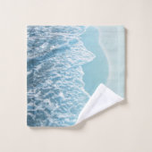 ソフトターコイズ海ドリーム#4 #ocean #decor #art バスタオルセット (ウォッシュタオル)