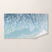 ソフトターコイズ海ドリーム#4 #ocean #decor #art バスタオルセット (ハンドタオル)