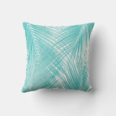 ソフトターコイズ葉パームドリームカリ夏3 クッション (裏面)