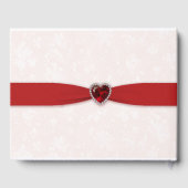 ソフトダマスク40th結婚周年記念ゲストブック ゲストブック (裏面)